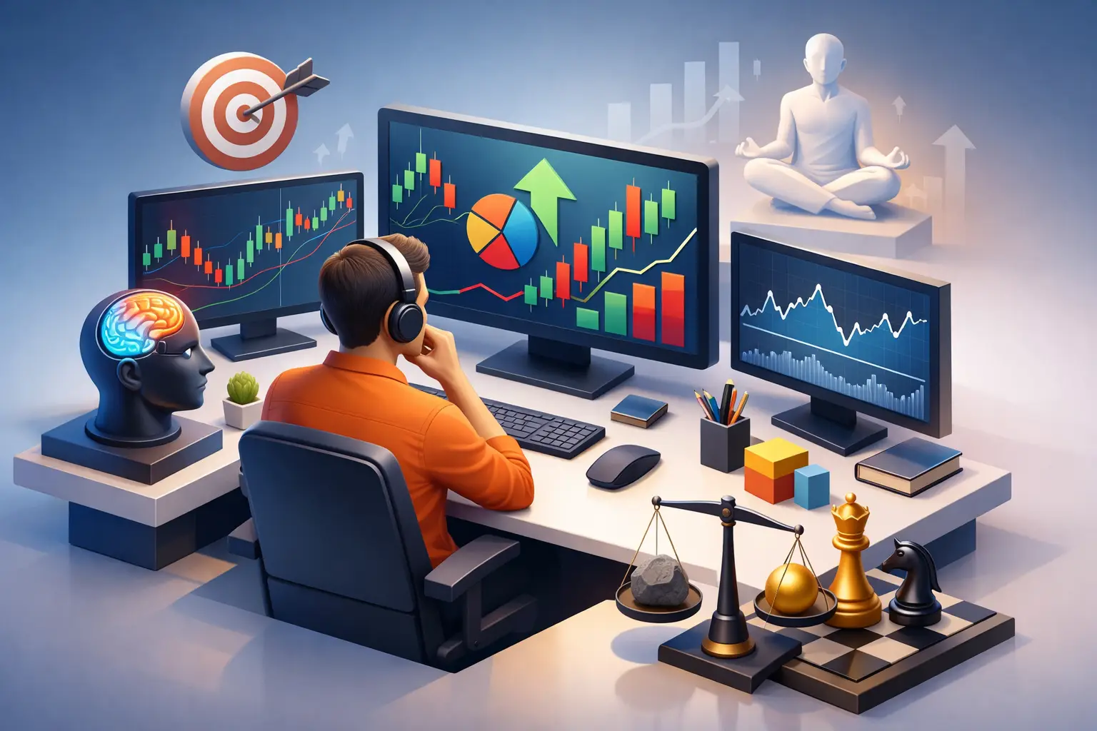 Psicología del trader disciplinado de verdad
