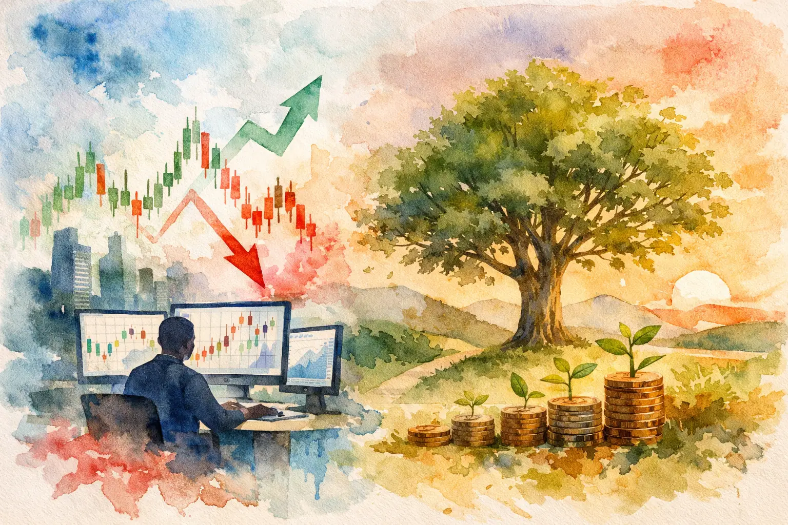 Trading o invertir a largo plazo, ¿qué conviene?
